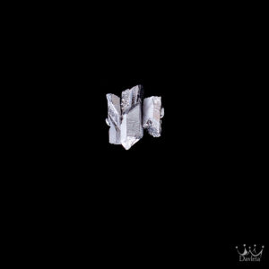 Фото Минималистичная брошь с 3мя камнями Серебристого Пирита