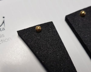 Купить Серьги гвоздики золотые треугольники