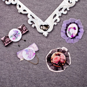 Купить брошь ручной работы Пионы